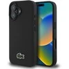 Lacoste Iconic Petit Pique Woven Logo MagSafe Apple iPhone 16 Plus dėklas telefonui juodos spalvos