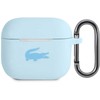Lacoste Liquid Silicone Glossy Printing Logo dėklas skirtas Apple AirPods 3 mėlynos spalvos