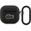 Lacoste Petit Pique Croc Logo Patch dėklas skirtas AirPods 4 juodos spalvos
