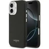 Lacoste PU Leather Champs Elysees MagSafe dėklas skirtas Apple iPhone 17 juodos spalvos