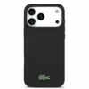 Dėklas Lacoste PVC Iconic Petit Pique Metal Logo MagSafe Case for iPhone 18 Pro Max Juodas