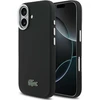 Dėklas Lacoste Iconic Petit Pique Metal Logo MagSafe Case for iPhone 17 juodos spalvos