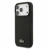 Dėklas Lacoste PVC Iconic Petit Pique Metal Logo MagSafe Case for iPhone 18 Pro Juodas