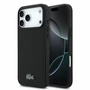 Dėklas Lacoste PVC Iconic Petit Pique Metal Logo MagSafe Case for iPhone 18 Pro Max Juodas
