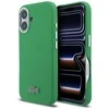 Lacoste PVC Iconic Petit Pique Metal Logo MagSafe dėklas skirtas Apple iPhone 16 Estragon žalios spalvos