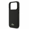 Dėklas Lacoste PVC Iconic Petit Pique Metal Logo MagSafe Case for iPhone 18 Pro Juodas