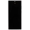 Dėklas LCD ekranas + jutiklinis blokas + priekinis dangtelis Samsung S908B Galaxy S22 Ultra Phantom Baltas (pakeitimų paketas)