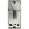 Dėklas Skystųjų kristalų ekranas + jutiklinis blokas + priekinis dangtelis Samsung S911 Galaxy S23 kreminis (pakeitimų paketas)