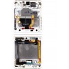 Dėklas LCD ekranas + jutiklinis blokas „Samsung F711B Galaxy Z Flip 3 5G Kreminis“ (pakeitimų paketas)