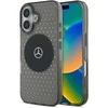 Mercedes PC/TPU Star Pattern MagSafe Apple iPhone 16 Plus dėklas telefonui juodos spalvos