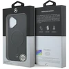 Mercedes PU Leather 3D MagSafe dėklas skirtas Apple iPhone 17 juodos spalvos