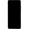 Dėklas „Motorola Edge 40 Neo“ skystųjų kristalų ekranas + jutiklinis blokas + priekinis dangtelis „Juodas Beauty“ (servisų paketas)