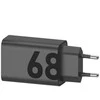 Motorola TurboPower™ 68W įkroviklis su 6.5 A, 1 m USB-C kabeliu