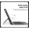Nillkin Bumper Combo Keyboard dėklas (Backlit Version) skirtas Appl iPad 10.2 2019/2020/2021 juodos spalvos