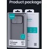 Nillkin CamShield PRO dėklas skirtas Apple iPhone 17 skaidrus juodos spalvos