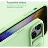 Dėklas Nillkin CamShield Silky Magnetic Silicone Apple iPhone 14 Plus šviesiai žalias