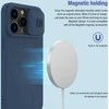 Dėklas Nillkin CamShield Silky Magnetic Silicone Apple iPhone 14 Pro Max šviesiai žalias