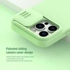 Dėklas Nillkin CamShield Silky Magnetic Silicone Apple iPhone 14 Pro šviesiai žalias