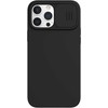 Nillkin CamShield Silky Magnetic – Apple iPhone 13 Pro Max dėklas su fotoaparato dangteliu (elegantiškas juodas)