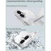 Nillkin Nature TPU Pro Magnetic dėklas suderinamas su MagSafe skirtas Apple iPhone 17 – Translucent juodos spalvos