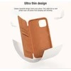 Nillkin Qin Pro odinis dėklas, skirtas iPhone 14 Plus (juodas)