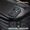 Nillkin Qin Cloth Pro Apple iPhone 14 Plus Camera atverčiamas dėklas telefonui pilkos spalvos
