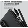 Nillkin Super Frosted FOLD Magnetic Pen Slot Back dėklas skirtas Samsung Galaxy Z Fold 8 Ultra skaidrus juodos spalvos