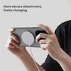 Nillkin Super Frosted PRO Magnetic Back dėklas skirtas OnePlus 15 Transparent juodos spalvos