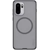 Nillkin Super Frosted PRO Magnetic Back dėklas skirtas OnePlus 15R skaidrus juodos spalvos