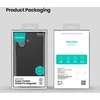 Nillkin Super Frosted PRO Magnetic Back dėklas skirtas Apple iPhone 17 juodos spalvos
