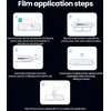 Nillkin Apsauginis stiklas 0.25mm Guardian 2.5D skirtas Apple iPhone 17 Pro juodos spalvos (su aplikatoriumi)