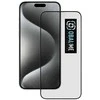 OBAL:ME 5D apsauginis stiklas telefonui Apple iPhone 15 Pro Max Juodas