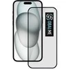 OBAL:ME 5D apsauginis stiklas telefonui Apple iPhone 15 Juodas