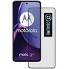 OBAL:ME 5D apsauginis stiklas telefonui Motorola G84 Juodas
