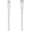 OBAL:ME Fast Charge USB-C/Lightning kabelis 1m baltos spalvos