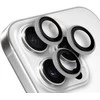 OBAL:ME lešio apsauga skirta Apple iPhone 15 Pro/15 Pro Max baltos spalvos Titanium