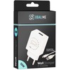 OBAL:ME sieninis įkroviklis USB-A 10W + USB-A/Lightning kabelis 1m baltos spalvos