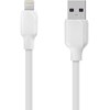 OBAL:ME Simple USB-A/Lightning kabelis 1m baltos spalvos