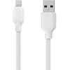 OBAL:ME Simple USB-A/Lightning kabelis 1m baltos spalvos