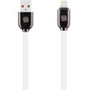 OBAL:ME Sleek USB-A/Lightning kabelis baltos spalvos