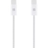 OBAL:ME Super Fast USB-C/USB-C pintas kabelis 100W 2m Baltas