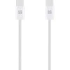OBAL:ME Super Fast USB-C/USB-C pintas kabelis 60W 1m baltos spalvos