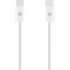 OBAL:ME Super Fast USB-C/USB-C pintas kabelis 100W 1m Baltas