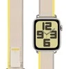 OBAL:ME Textile apyrankė skirta Apple Watch 42-49mm M-L rusvai gelsvas/Geltona
