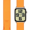 OBAL:ME Textile Strap for Apple Watch 42-49mm M-L Oranžinis