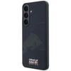 Red Bull Raudona Bull Dėklas Raudona Bull Meshed Debossed Bull MagSafe skirtas Samsung Galaxy S26 FE granatinis