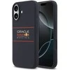 Dėklas Red Bull Raudona Bull Raudona Bull Silicone Horizontal Logo MagSafe for Apple iPhone 17 mėlynos spalvos