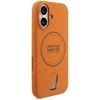 Red Bull Raudona Bull Raudona Bull Silicone Mėlyna Ring MagSafe dėklas skirtas Apple iPhone 17 oranžinės spalvos