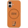 Red Bull Raudona Bull Raudona Bull Silicone Mėlyna Ring MagSafe dėklas skirtas Apple iPhone 17 oranžinės spalvos