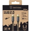 „Tactical Fast Rope Aramid 2.0“ virvė su USB-C/USB-C laidu, 1 m